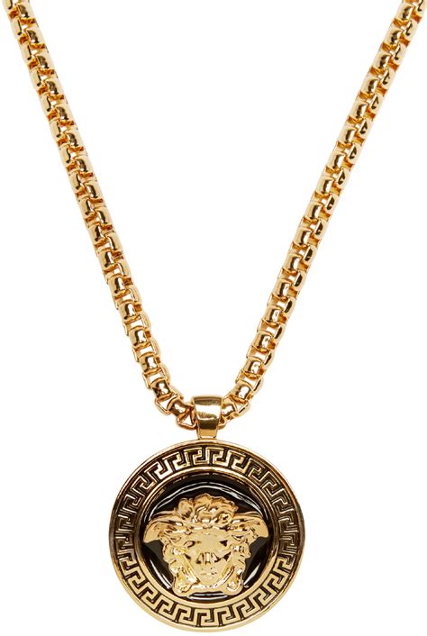 versace chain nere e oro